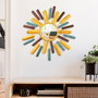 Wallity Mirror Sun 2 Espejo Decorativo 75x75x4 cm Metal Hecho a Mano